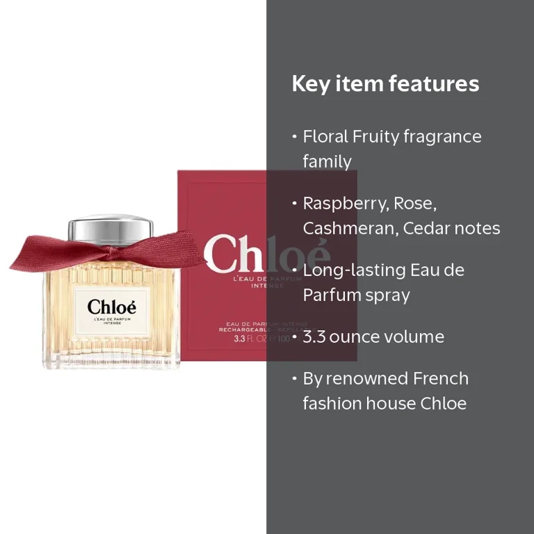 Chloe Chloe L'Eau de Parfum Intense EDP 3.3 oz Fragrances