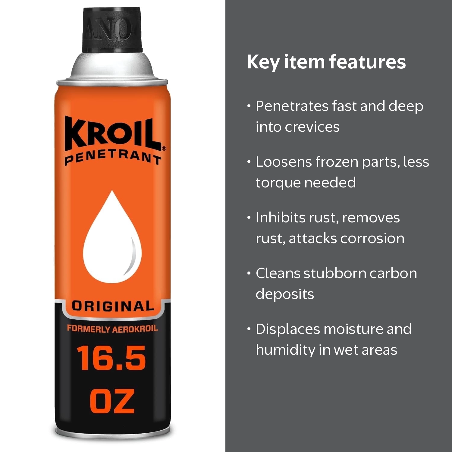 Kroil Original Penetrating Oil (Aerosol Spray-16.5oz Can-Single