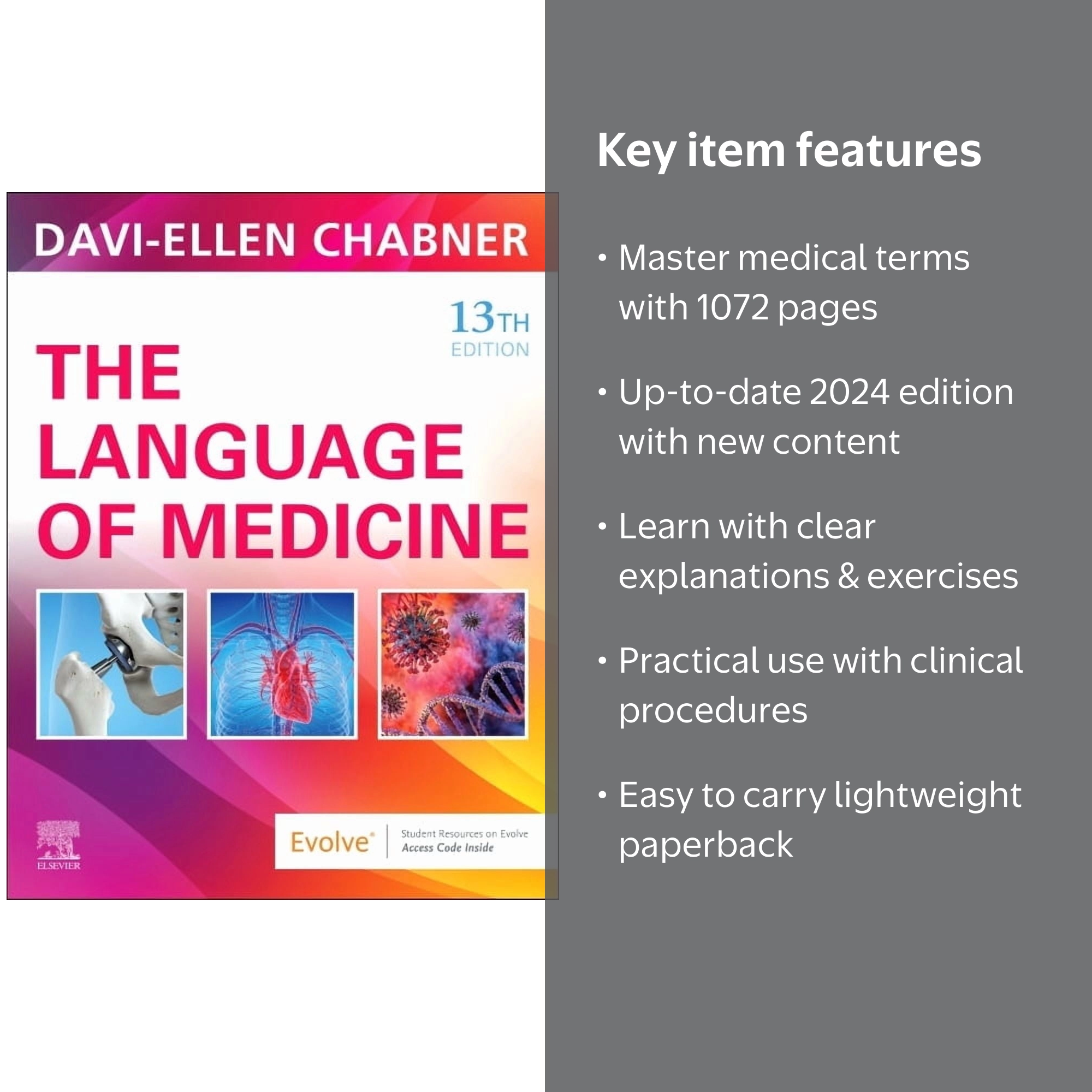 Elsevier's The Language of Medicine, 13th Edition - Medical