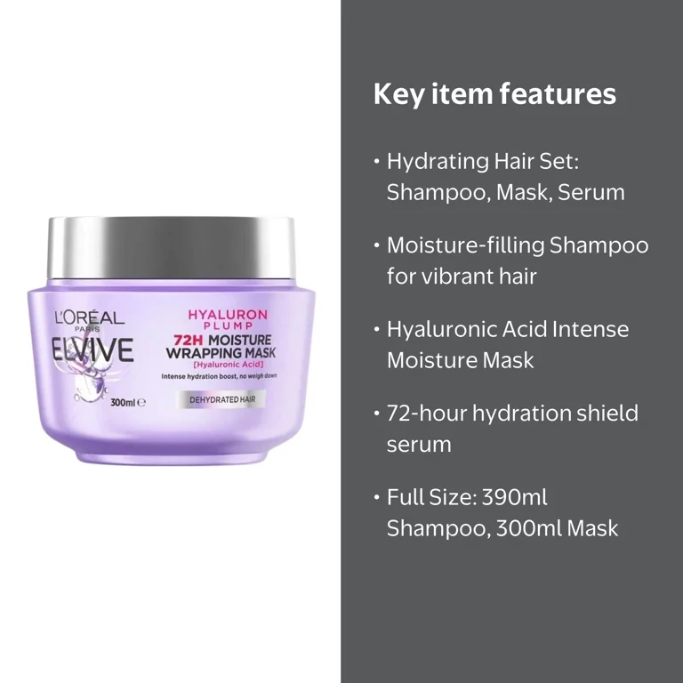 Loreal Paris Elseve (Elvive)Hydra [Hryaluonic]3 Economic Pack