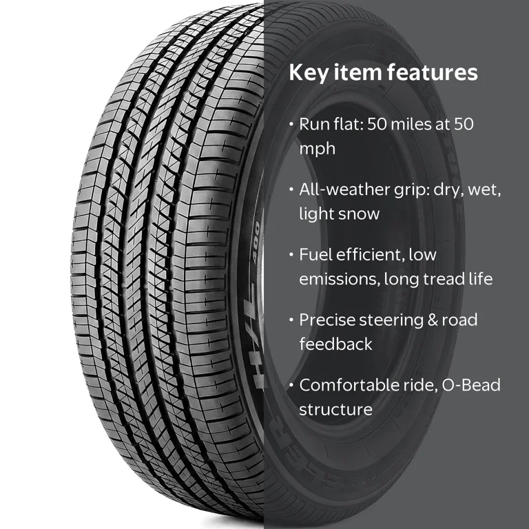 Bridgestone Dueler H/L 400 RFT 275/50R20 109H A/S Run Flat Tire