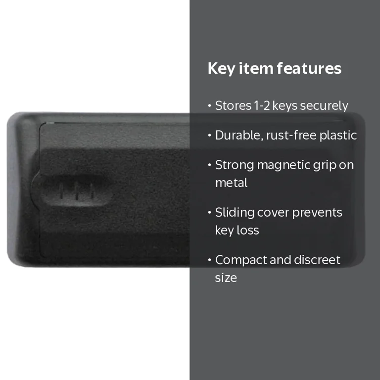 Master Lock, Magnetic Key Holder, 207D, Portable Indoor Outdoor