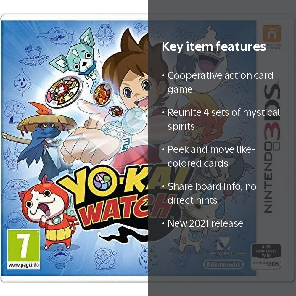 Yo-kai Watch, Nintendo 3DS Game, SKU:ADIB00ZGEXQ7Y, for all 3DS