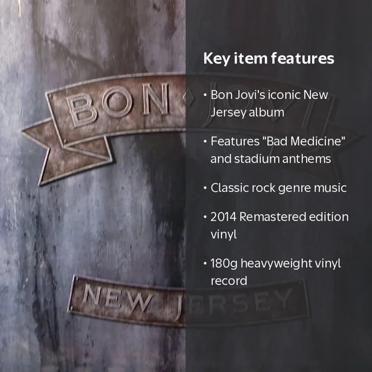 Bon Jovi - New Jersey - Music & Performance - Vinyl - Walmart.com