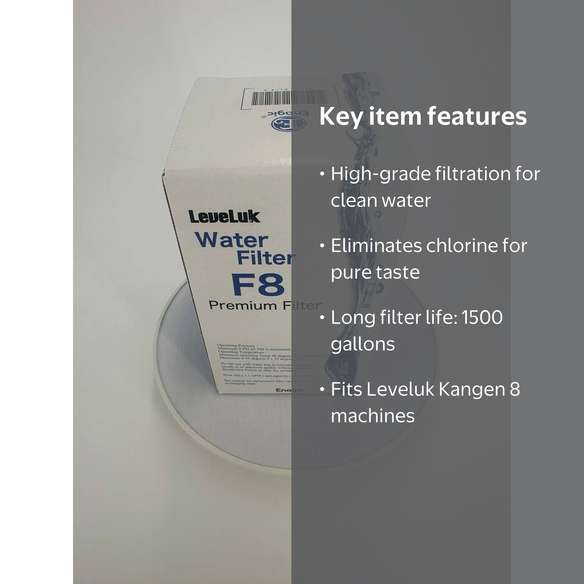 Compatible for Enagic Leveluk K8 Kangen Machine F8 Filter