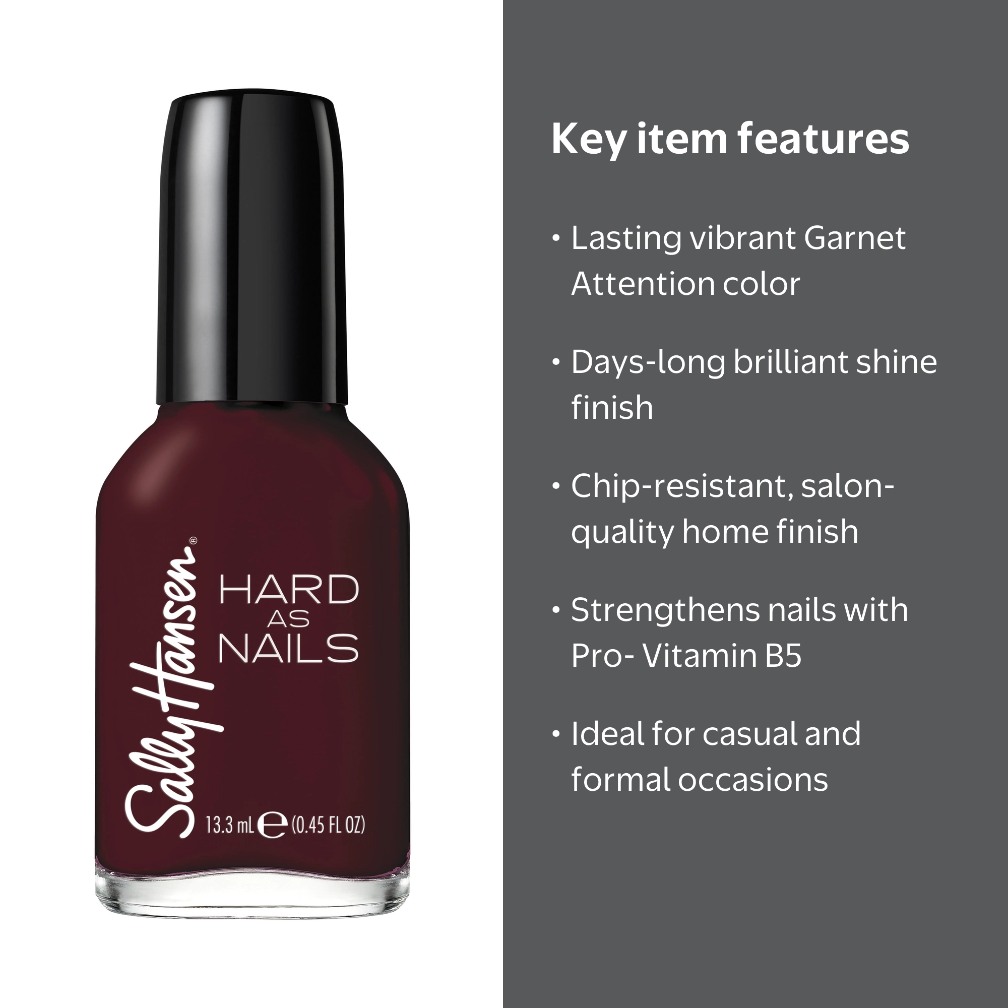 即日発送★iPhon14ProMax★タッチパネル★有機ELハード★耐水シール Sally Hansen Hard as Nails Dry Good Wear Nail Polish, 0.45 fl oz