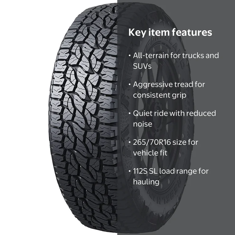 Forceland Rebel Hawk A/T 265/70R16 112S Light Truck Tire - All
