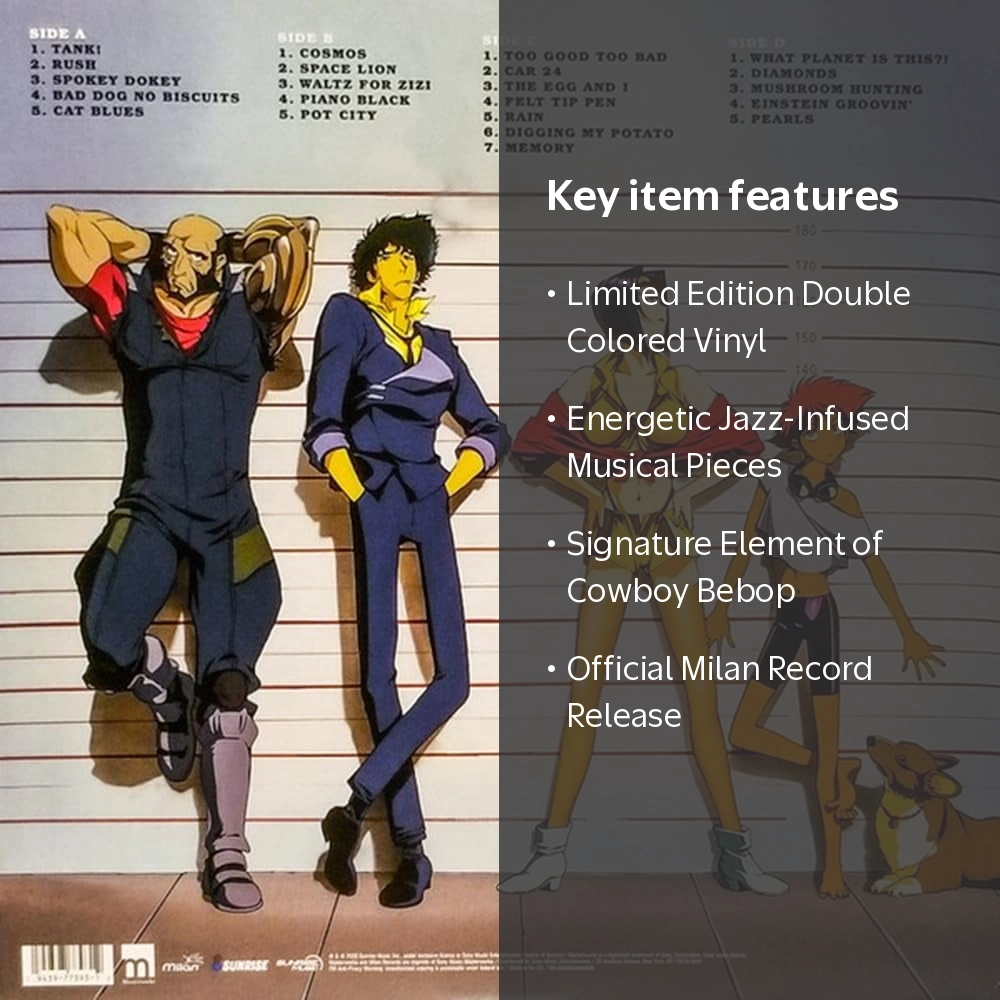 Seatbelts, Cowboy Bebop Limited Colored Vinyl, Soundtrack