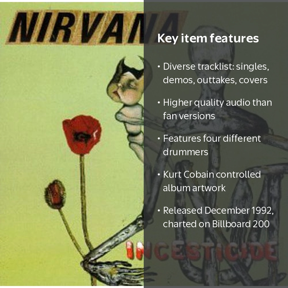 Geffen Records, Music & Performance, Incesticide CD, Nirvana