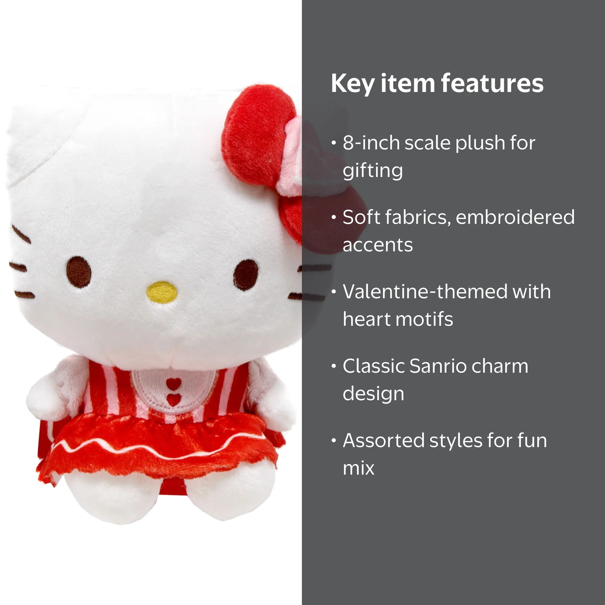 Sanrio 2026 Valentine's Day Hello Kitty Plush - Walmart.com