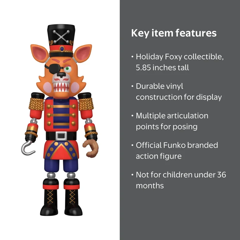 Funko Five Nights at Freddy's Foxy Nutcracker - Christmas