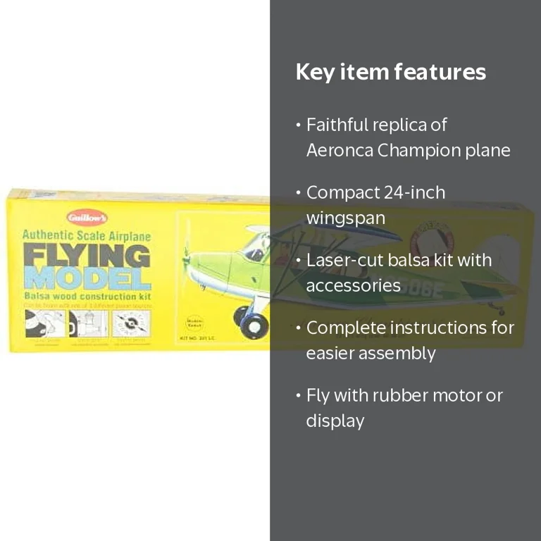 Guillow's Aeronca Champion Balsa Model Airplane - Walmart.com