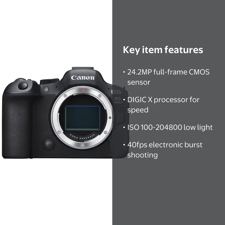 Canon EOS R6 Mark II Body - (International Version) - Walmart.com