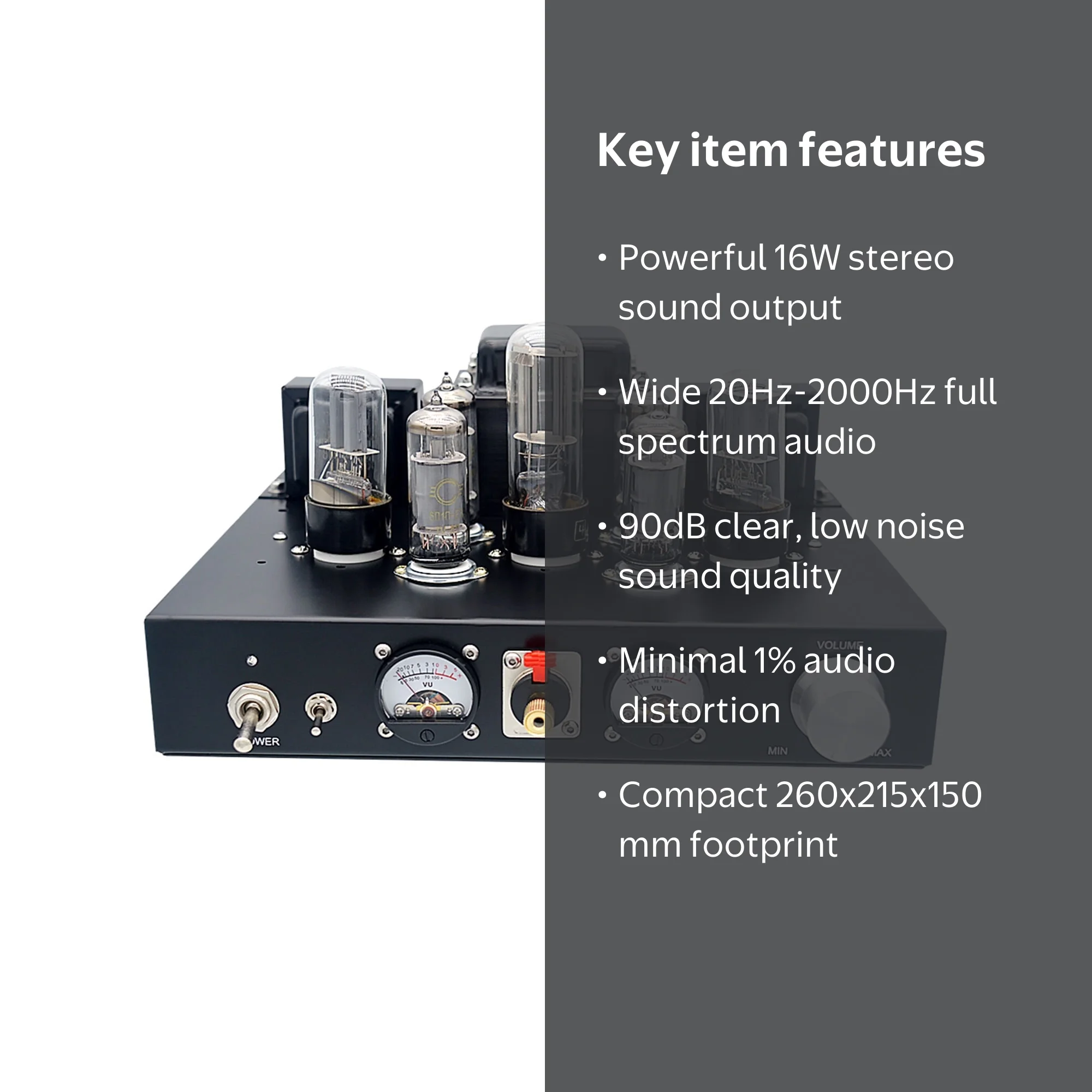 HiFi 6P1 Vacuum Tube Integrated Amplifier Stereo Single-ended