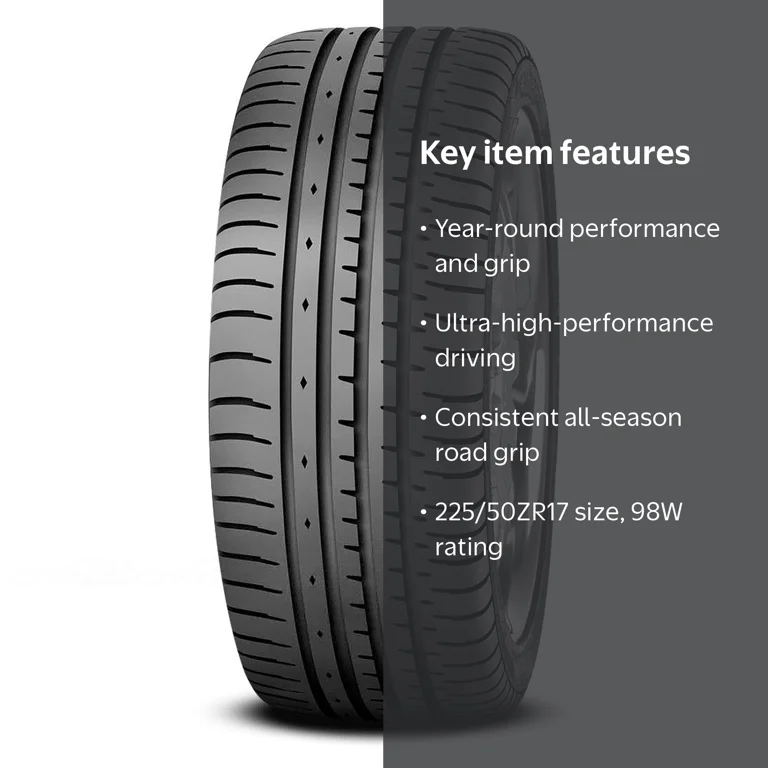 【新品!貴重!】PHS（ASTEL）A235（M）一式 Accelera Phi R UHP All Season 225/50ZR17 98W XL Passenger Tire