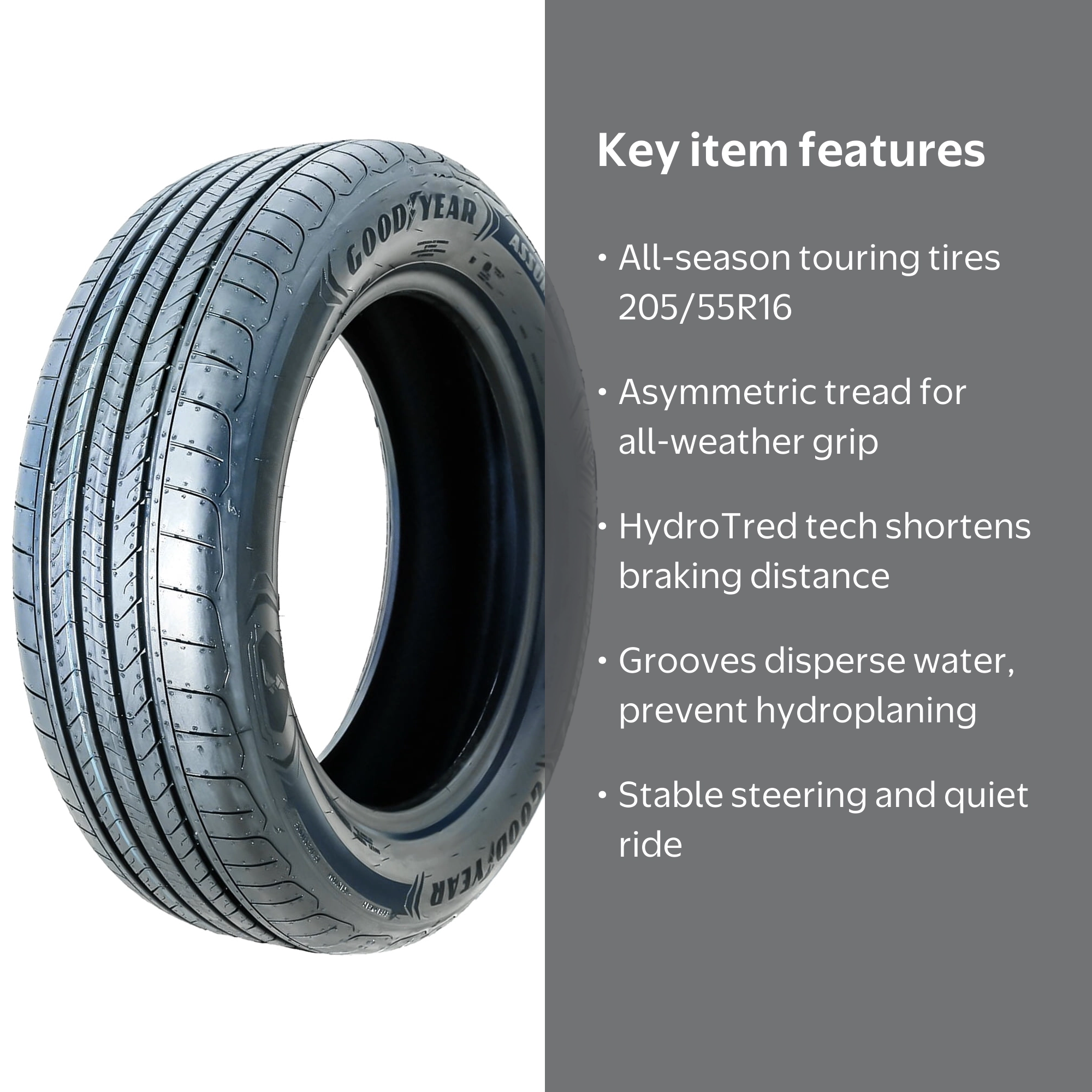 Goodyear Assurance Triplemax 2 205/55R16 91V a/s All Season Tire