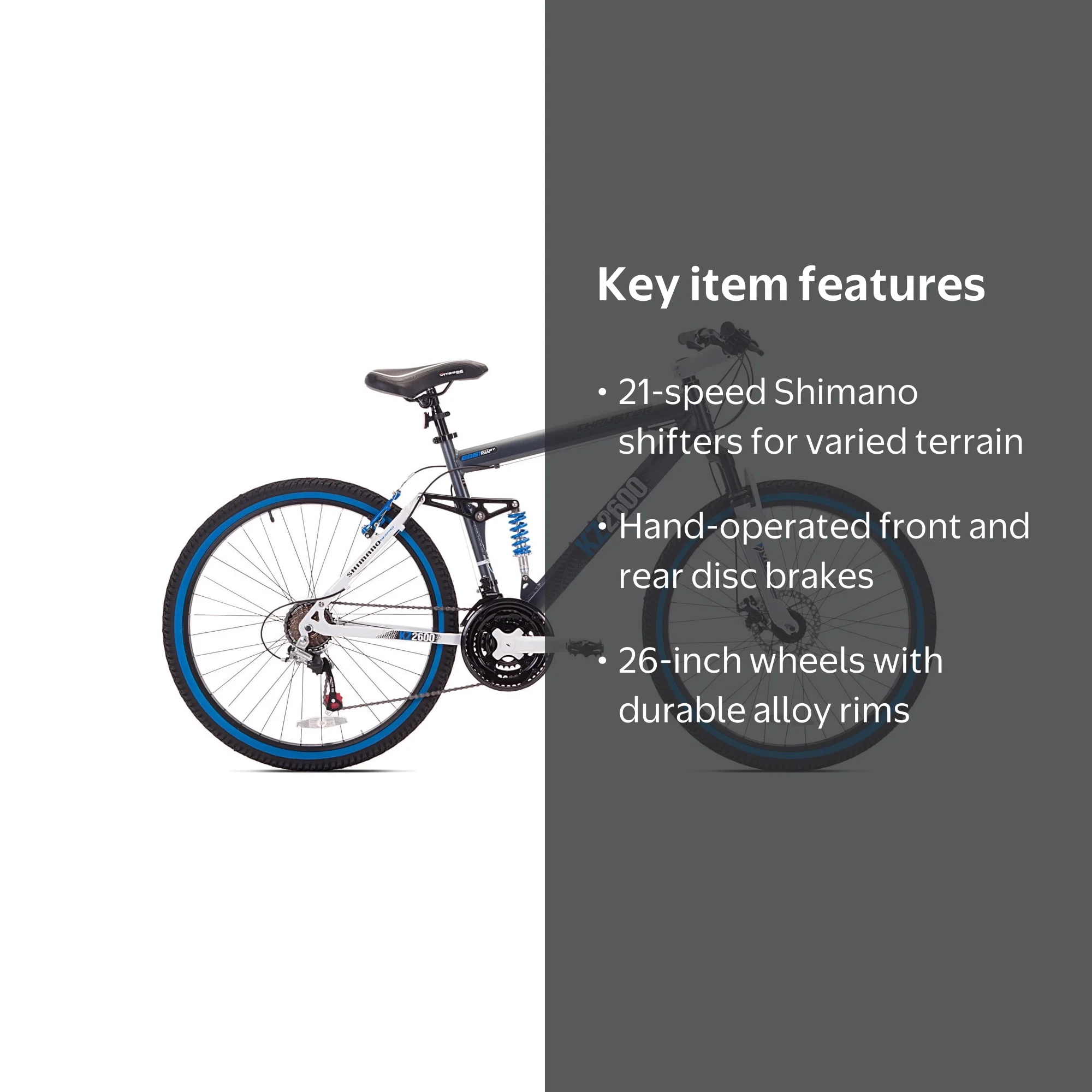 KENTY Thruster 26 in. Men's Shogun KZ2600 Bike - Walmart.com