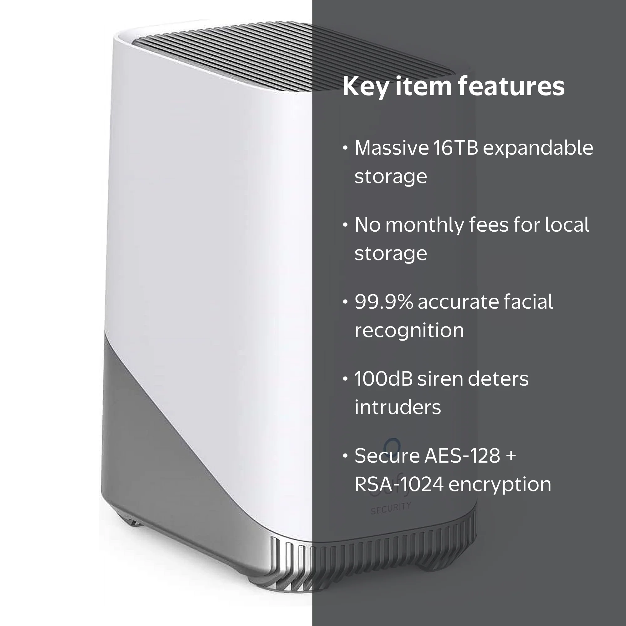 eufy Security HomeBase S380, 16TB Expandable Local Storage
