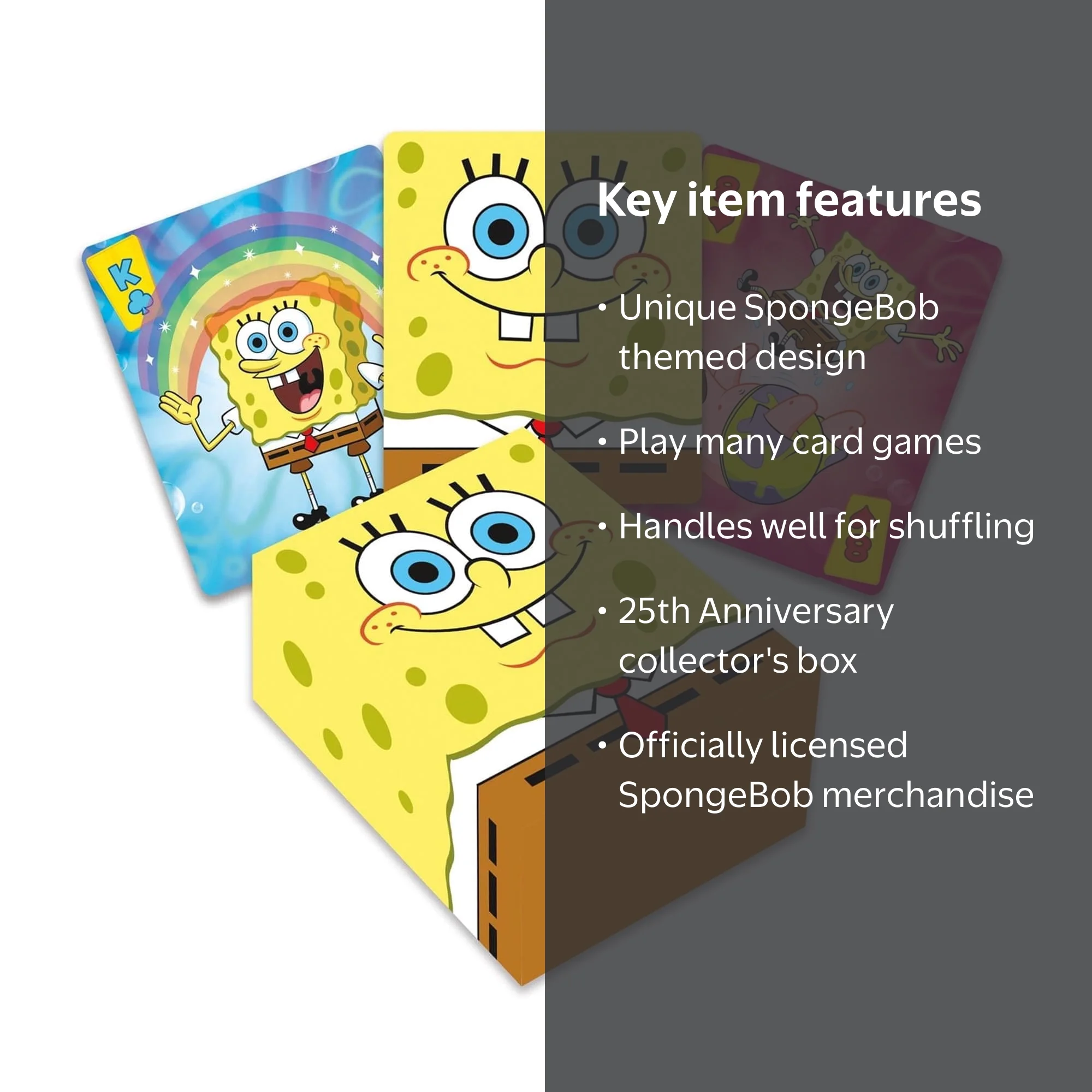 SpongeBob 25th Anniversary Premium Playing Cards - Walmart.com
