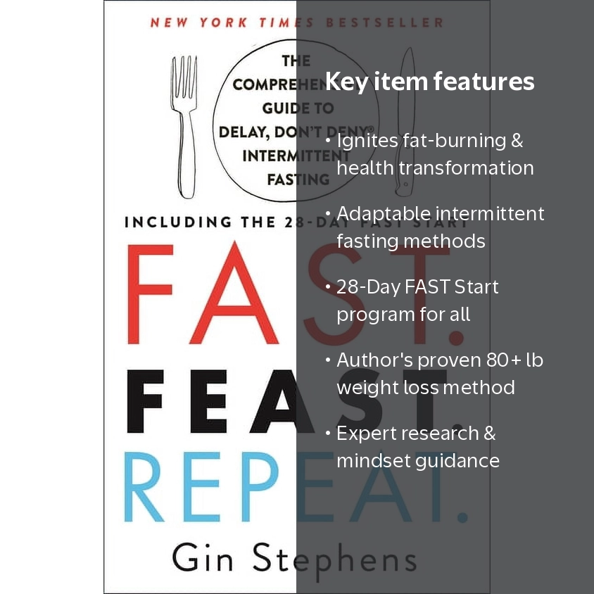 Fast. Feast. Repeat. - The FASTER FIT LIFE BOOK by Gin Stephens