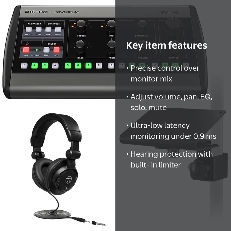 Behringer, Powerplay 16 P16-M, 16-Channel Digital Personal Mixer
