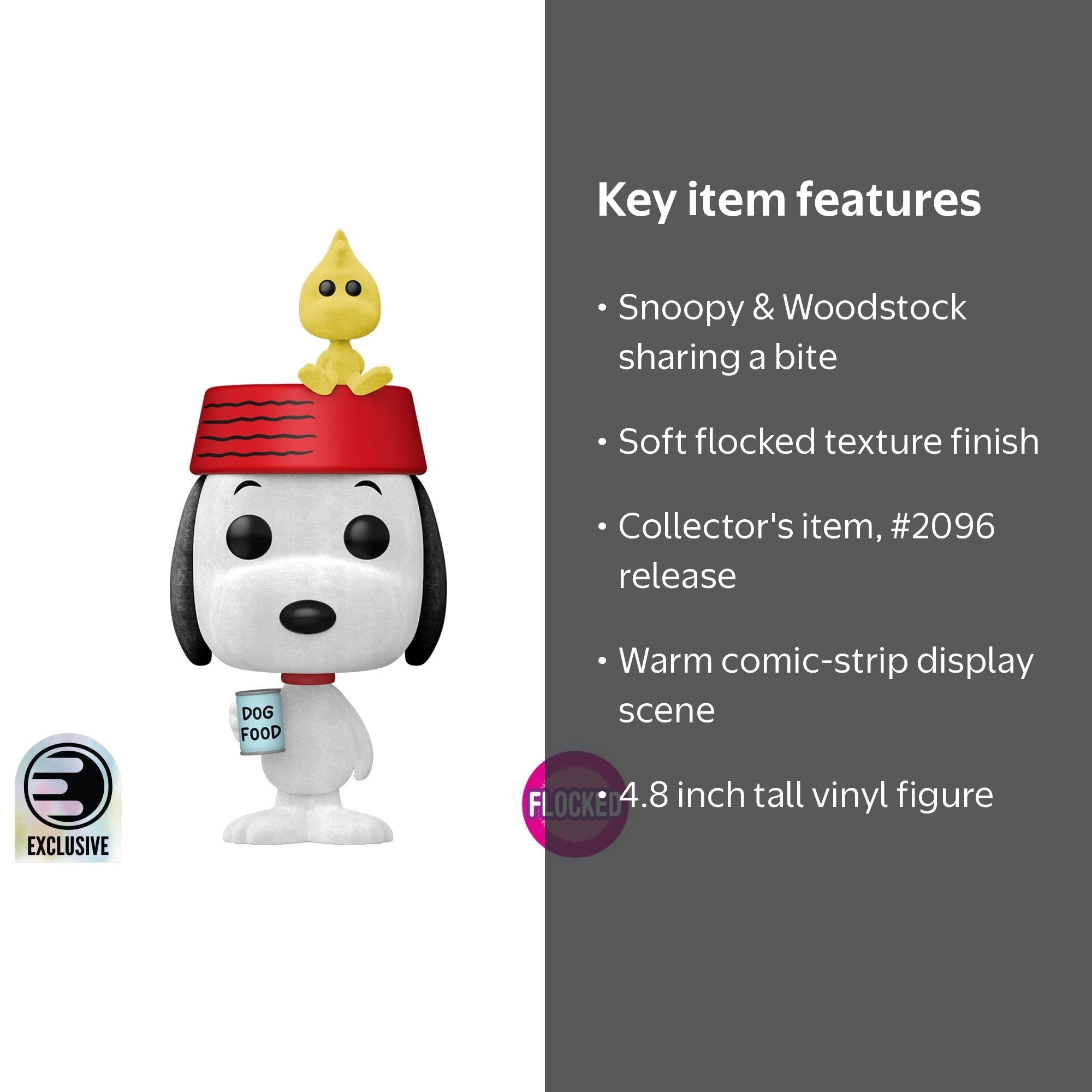 Peanuts Snoopy Woodstock Flocked Funko Pop! Vinyl Figure #2096