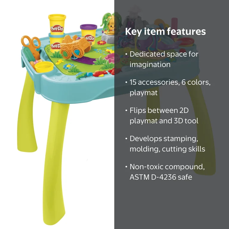 Free Shipping! Play-Doh Creativity Starter Station Kids Activity