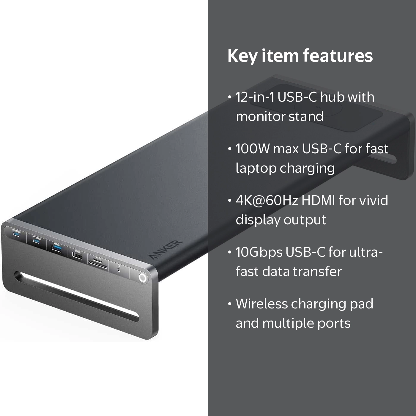 Anker 675 USB-C Docking Station 12-in-1 Wireless with 10Gbps USB-C