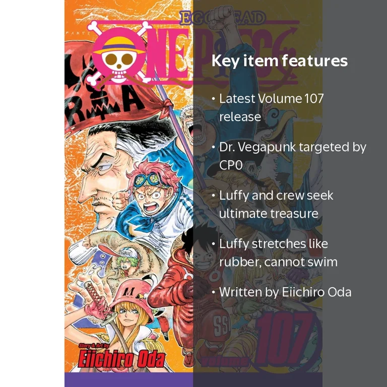 Eiichiro Oda, One Piece, Vol. 107 Paperback, Join Luffy and crew
