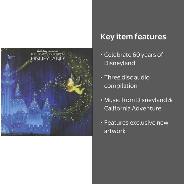 Walt Disney Records, Kids & Family CD Set, Disneyland 60th