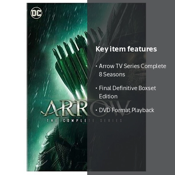 Arrow Complete Series Box Set - Seasons 1 to 8 Final DVD - Walmart.com