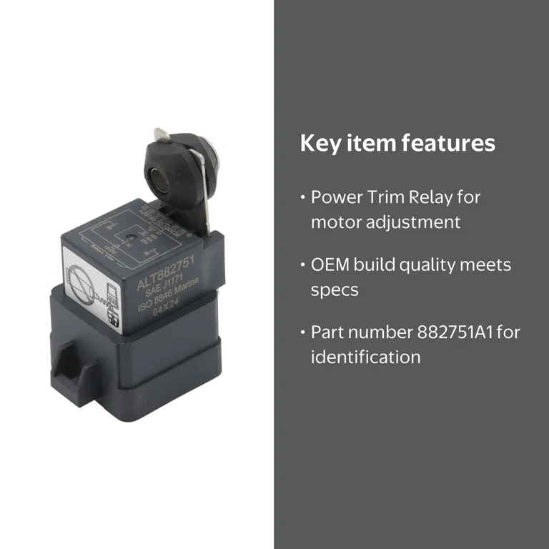 Quicksilver 882751A1 Power Trim Relay for Mercury/Mariner 115hp