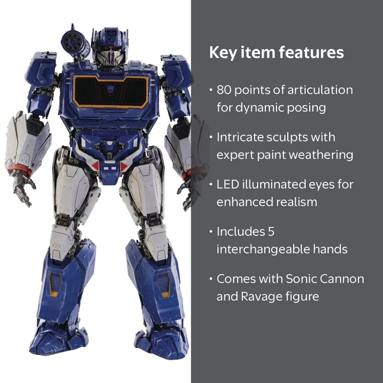 threezero, Action Figure, Transformers Bumblebee Soundwave and threezero, Action Figure, Transformers Bumblebee Soundwave and