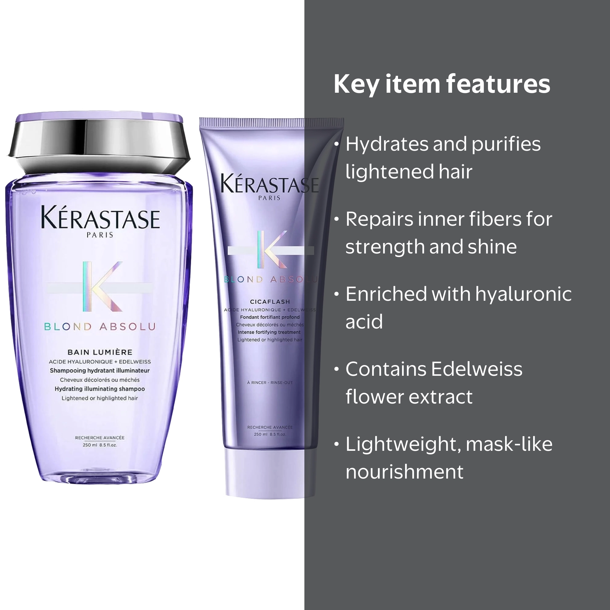 K√©rastase, Blond Absolu Hydrating Shampoo and Conditioner, 8.5