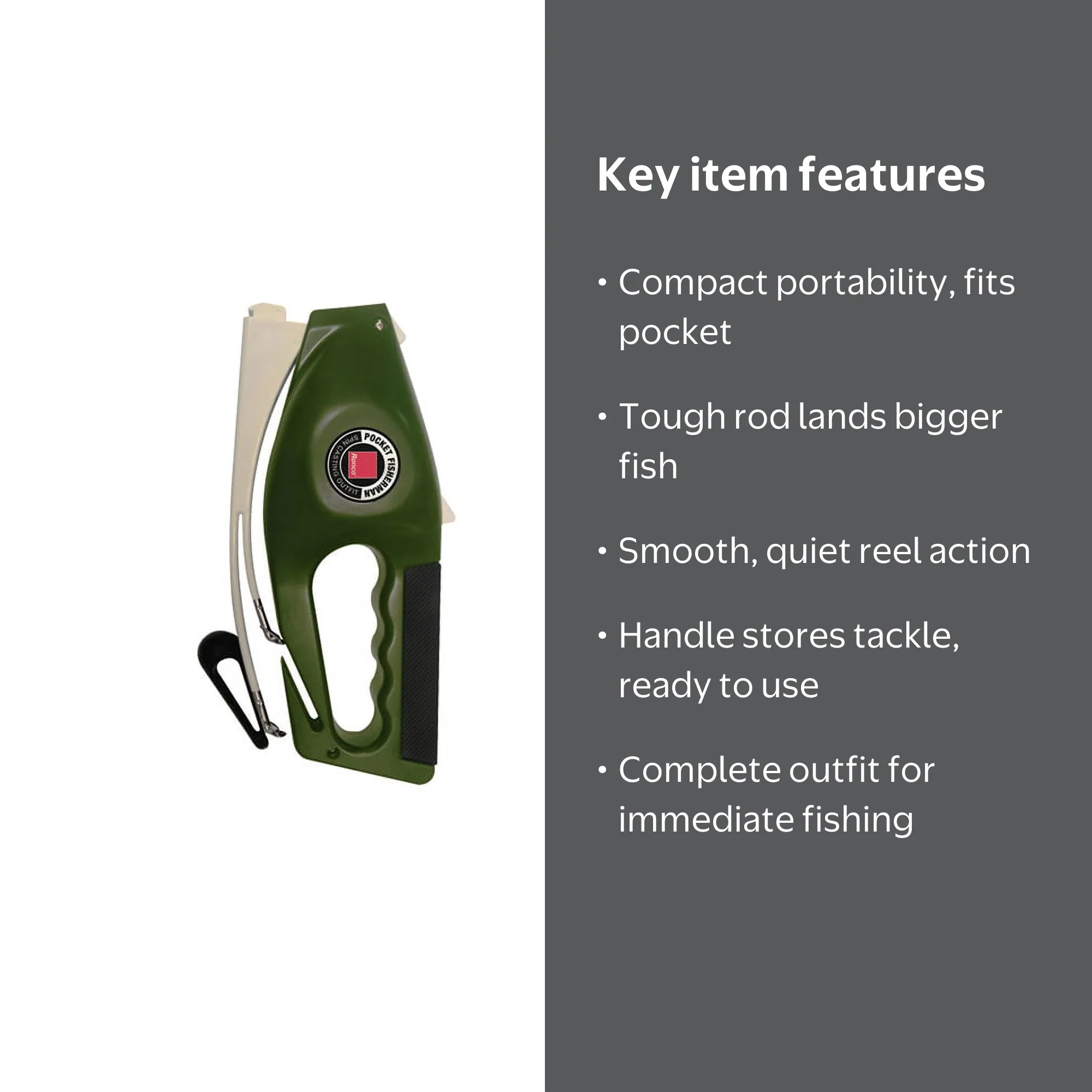 As Seen on TV Ronco Pocket Fisherman - Walmart Business Supplies