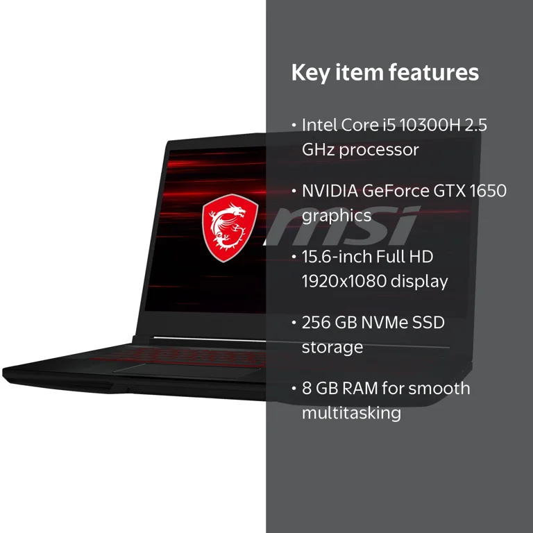 MSI GF63 10SCXR 222 Thin - Intel Core i5 10300H / 2.5 GHz