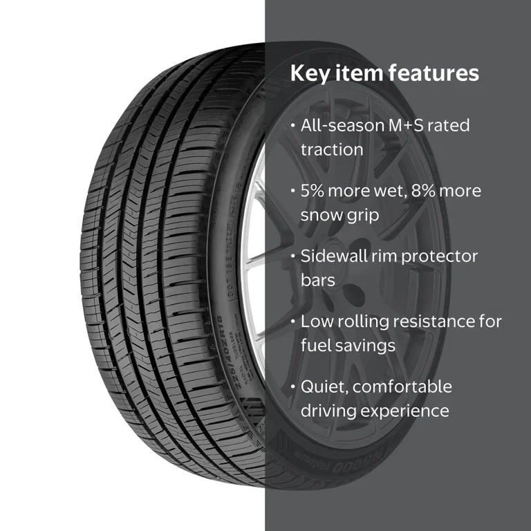 Nexen N5000 Platinum All Season 225/55R19 99V Passenger Tire