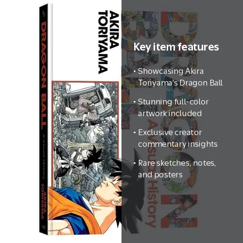 Dragon Ball: A Visual History Hardcover - Comprehensive Art Book