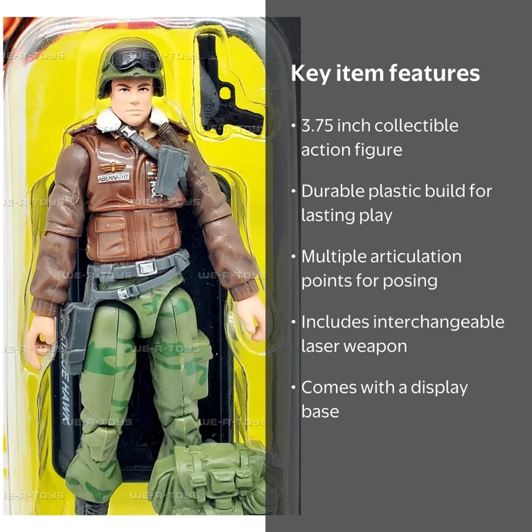 GI Joe 25th Anniversary General Hawk Hasbro 3.75 Inch Figure