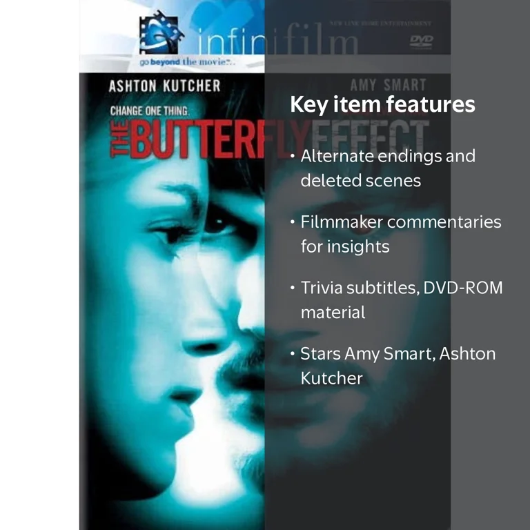 The Butterfly Effect DVD, 2004, Widescreen, English - Walmart.com