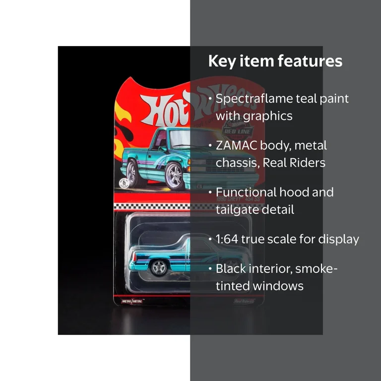 Hot Wheels RLC Exclusive 1990 Chevy 454 SS - Walmart.com