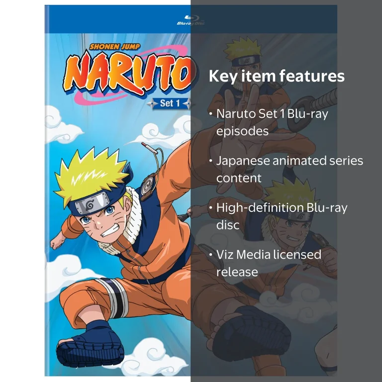 Viz Media - Naruto Set 1 [BLU-RAY] - Walmart.com