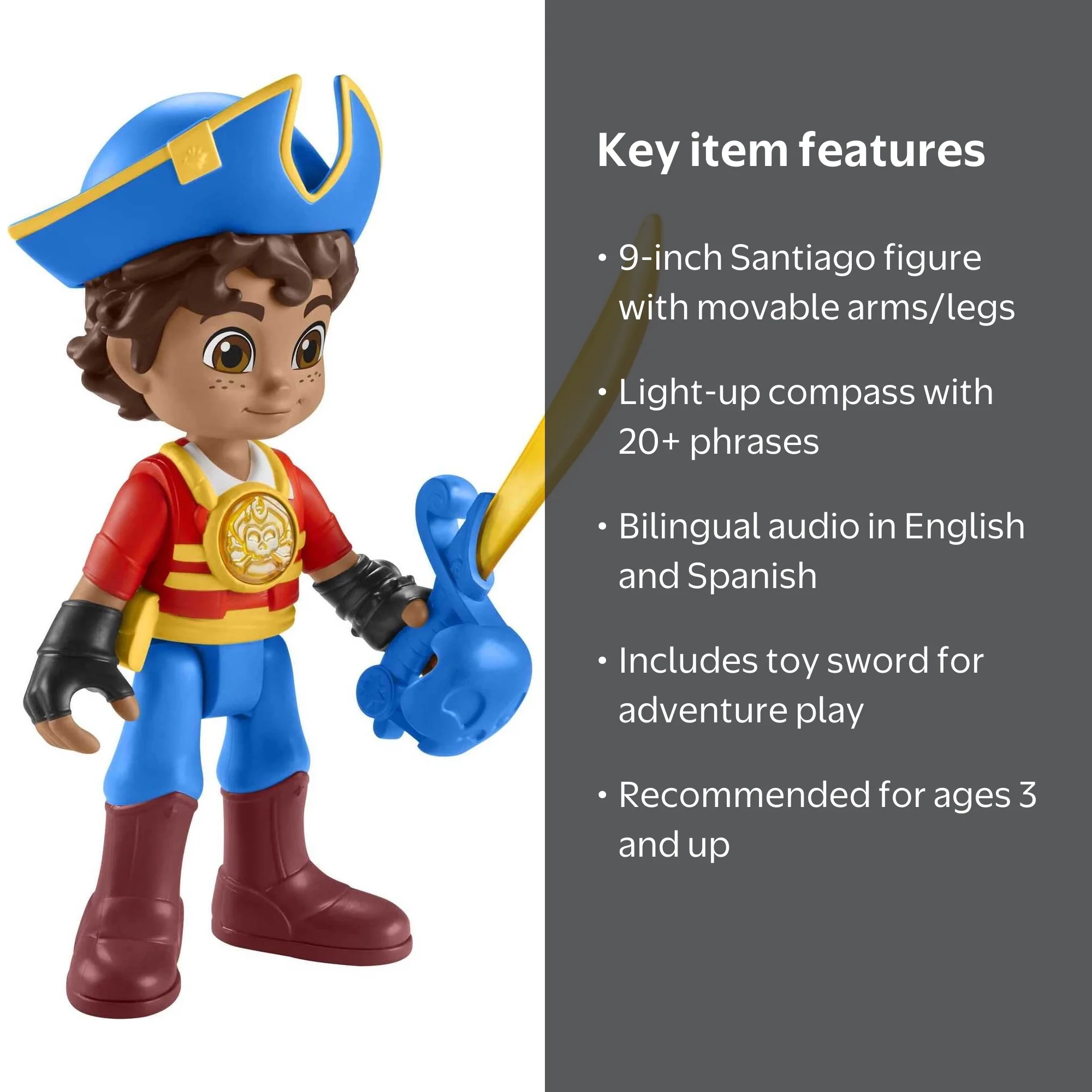 Buy Fisher-Price Nickelodeon Santiago Of The Seas Bonnie Bones Figure & El Calamar Pirate Ship Toy For Preschool Pretend Play Ages 3 Years And Up Buy Fisher-Price Nickelodeon Santiago Of The Seas Bonnie Bones Figure & El Calamar Pirate Ship Toy For Preschool Pretend Play Ages 3 Years And Up