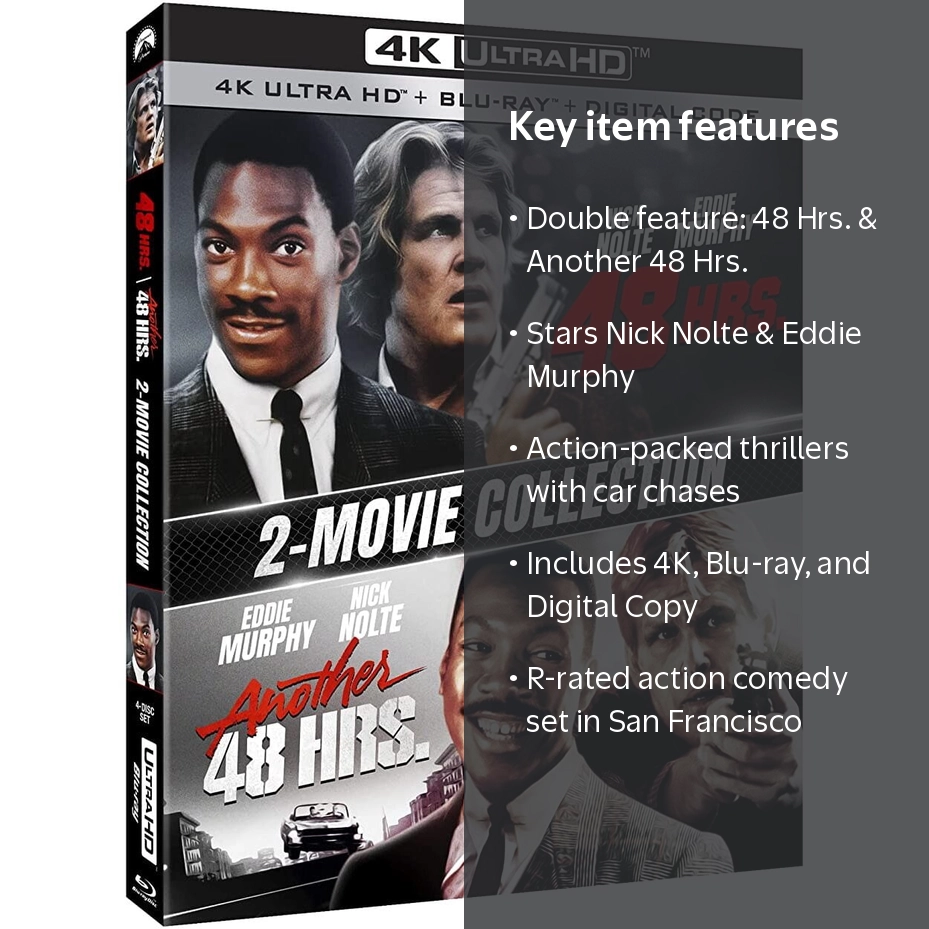 Paramount's 48 Hrs. / Another 48 Hrs. Double Feature (4K Ultra HD