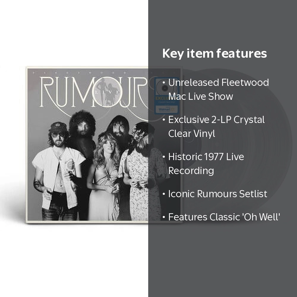 Fleetwood Mac - Rumours Live (Walmart Exclusive) - Music