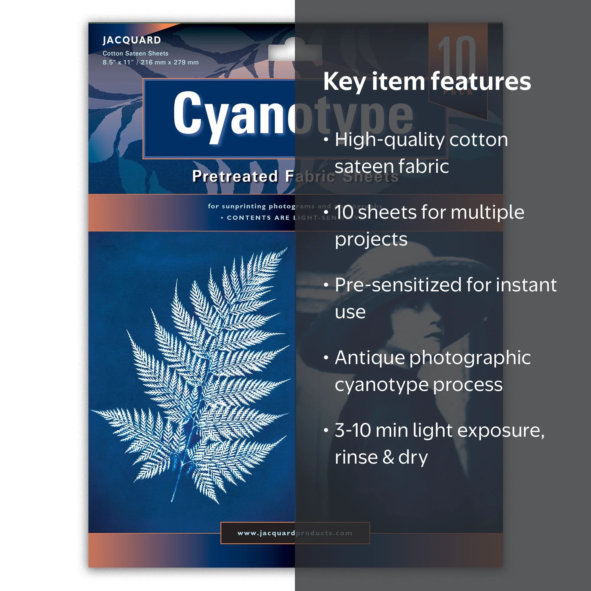 cyanosisy様 Cyanotype Fabric Sheets - Walmart.com