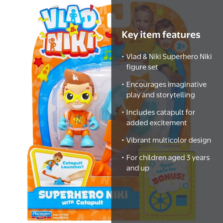 Playmates Vlad & Niki 3 Years & Up, Multicolor, 0.66 oz - Walmart.com