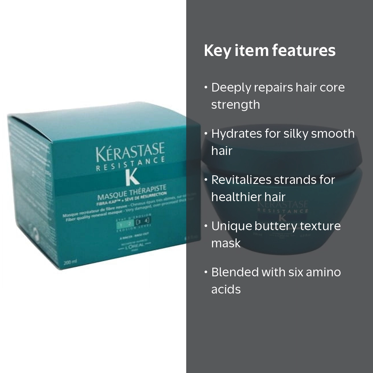 Kérastase, Resistance Hair Masque Therapiste, 6.8 Oz, Deep Repair