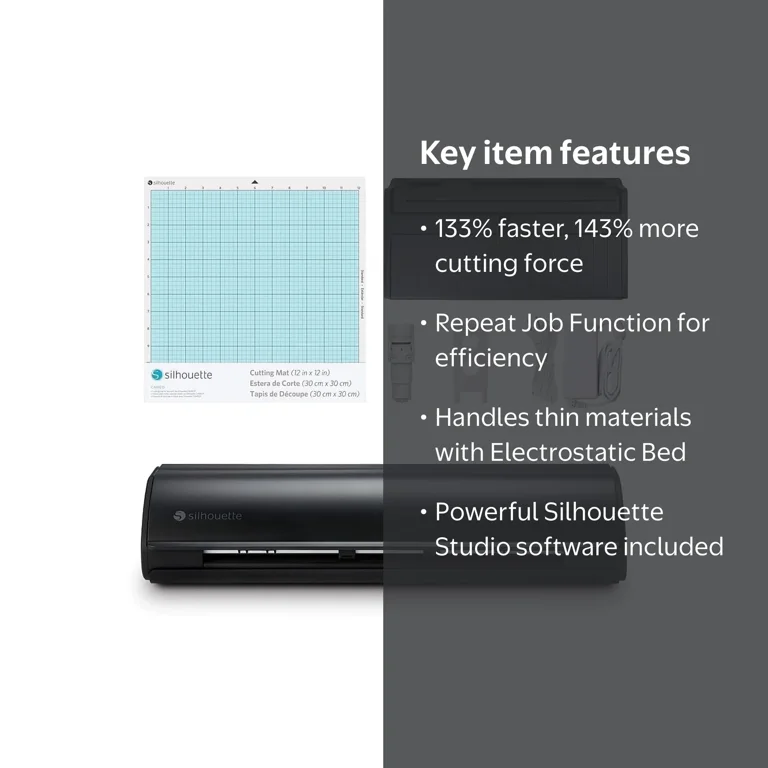 Silhouette America Cameo 5 Electronic Cutter, Fastest and Most
