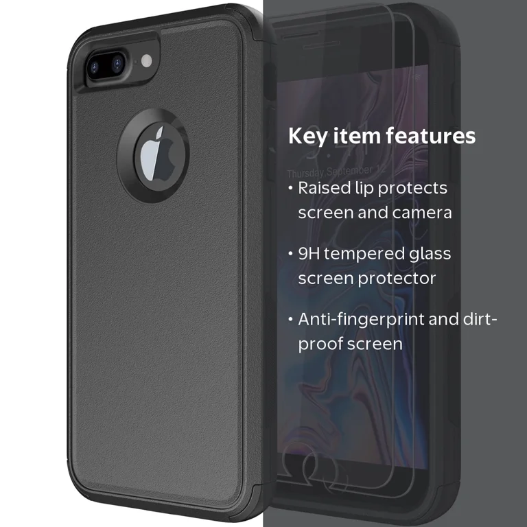 Diverbox iPhone 8 Plus and 7 Plus Case, Shockproof Dropproof